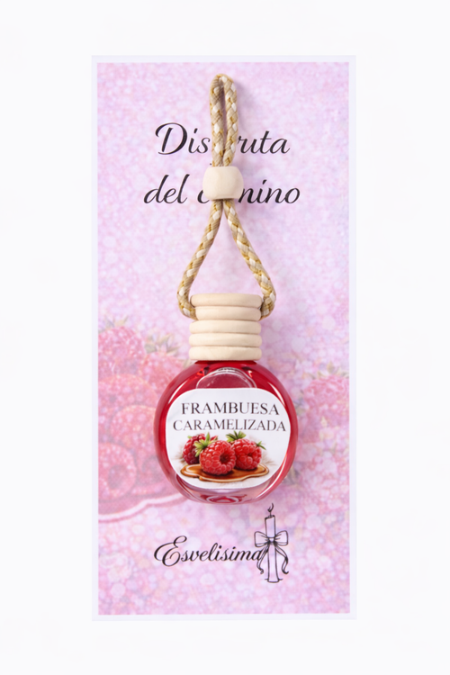 Ambientador de coche Frambuesa caramelizada 10 ml