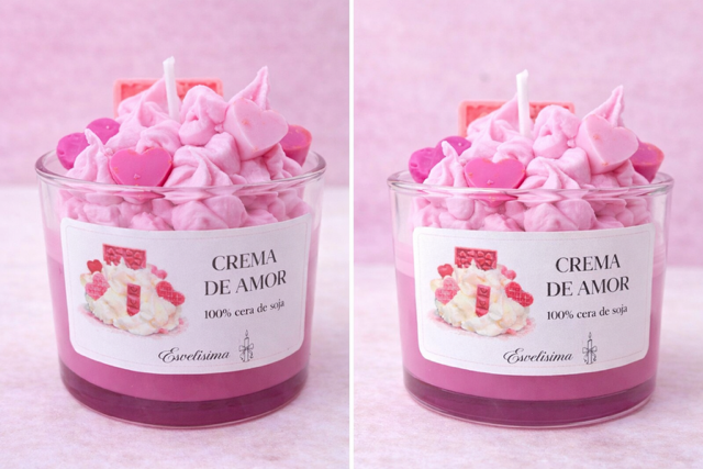 Vela Crema de amor