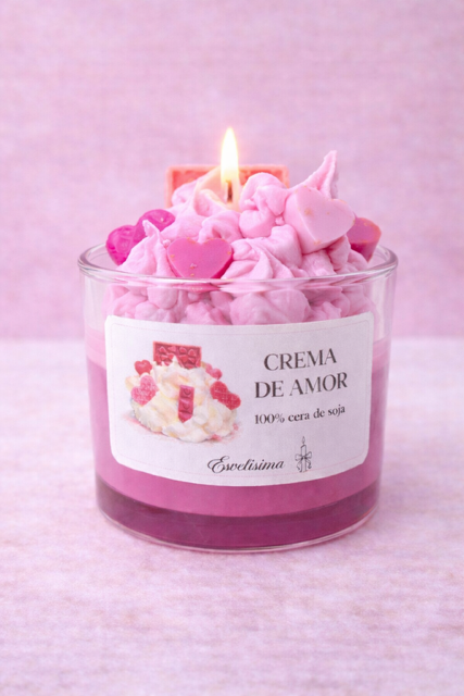 Vela Crema de amor