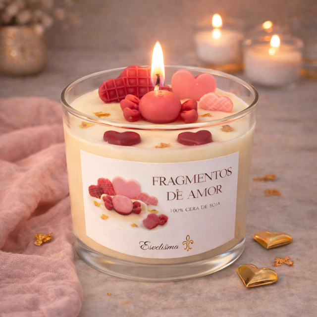 Vela Frambuesa caramelizada