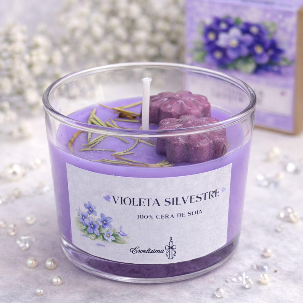 Vela Violeta silvestre