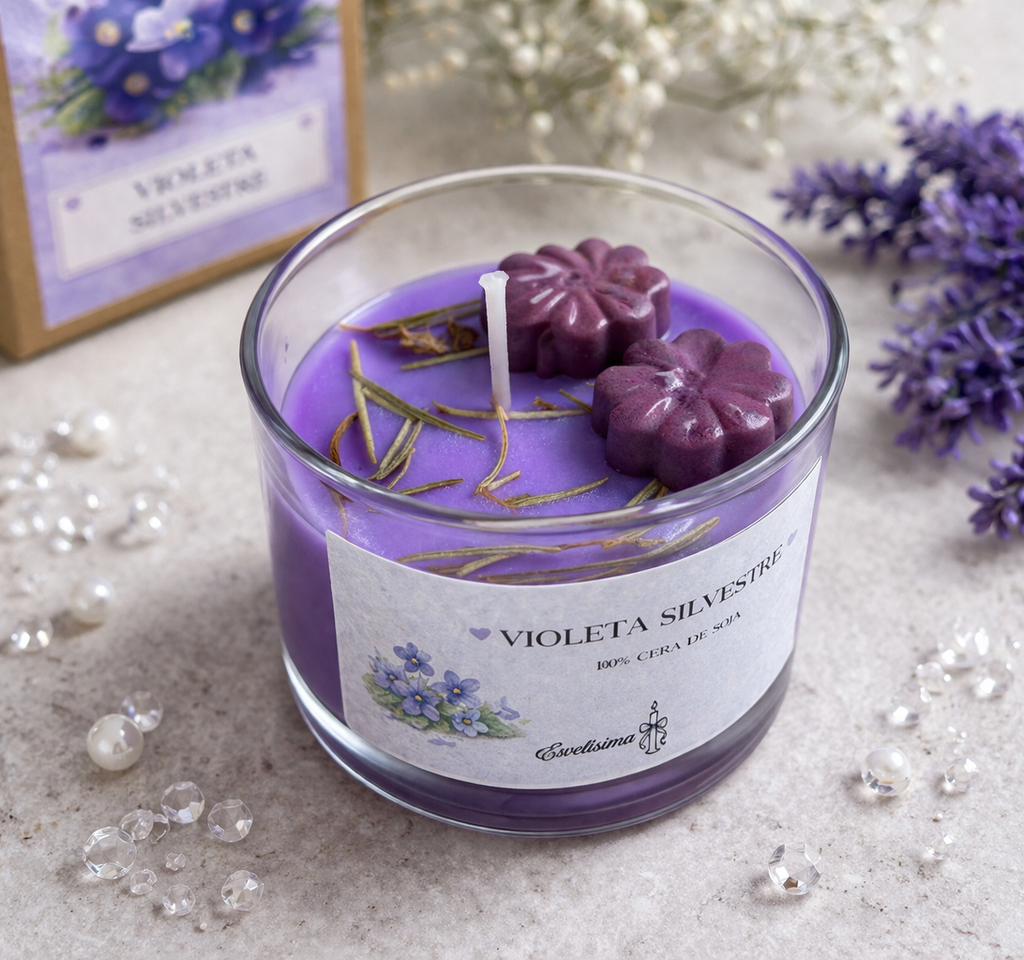 Vela Violeta silvestre