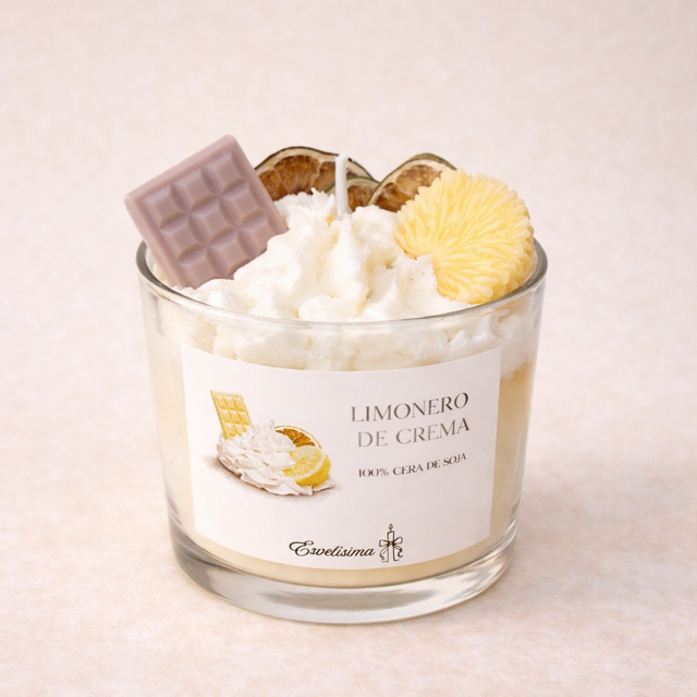 Vela Limonero de Crema