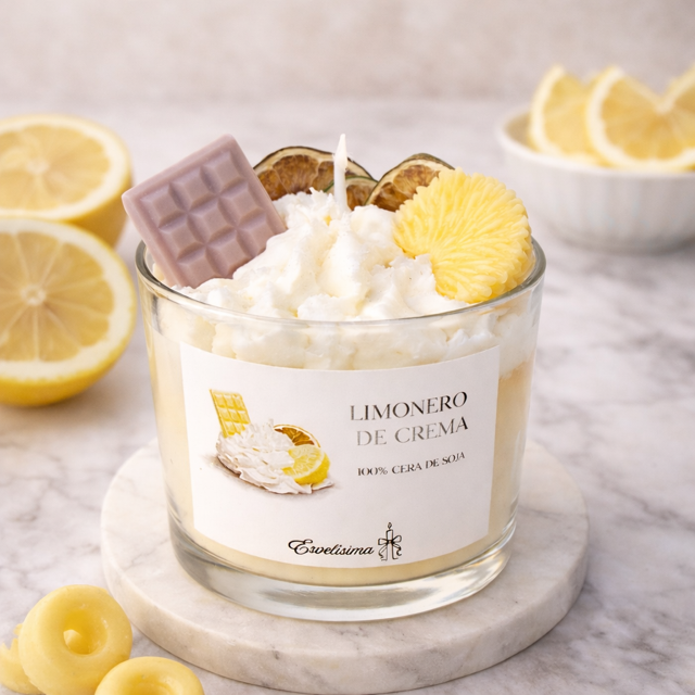 Vela Limonero de Crema