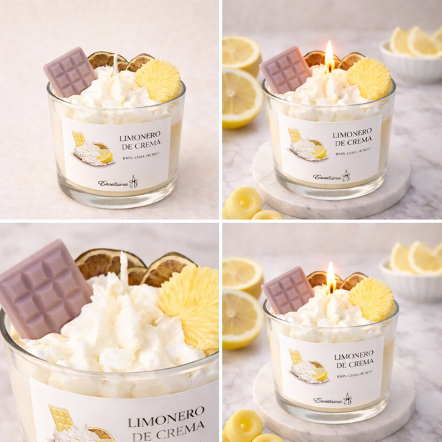 Vela Limonero de Crema