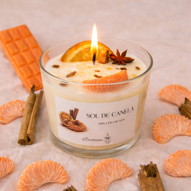 Vela Sol de Canela