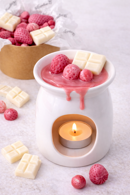 Wax melts cajita Fresas nevadas