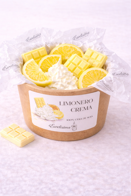 Wax melts cajita Limonero de Crema
