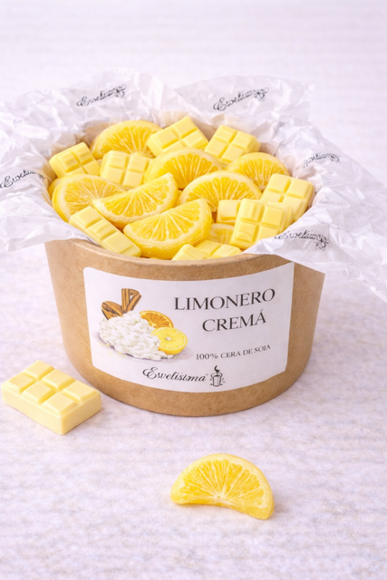 Wax melts cajita Limonero de Crema