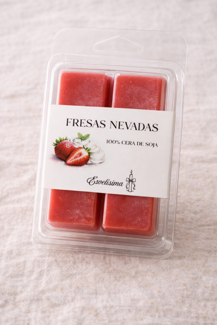 Wax melts tableta Fresas Nevadas