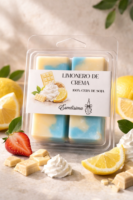 Wax melts tableta Limonero de crema