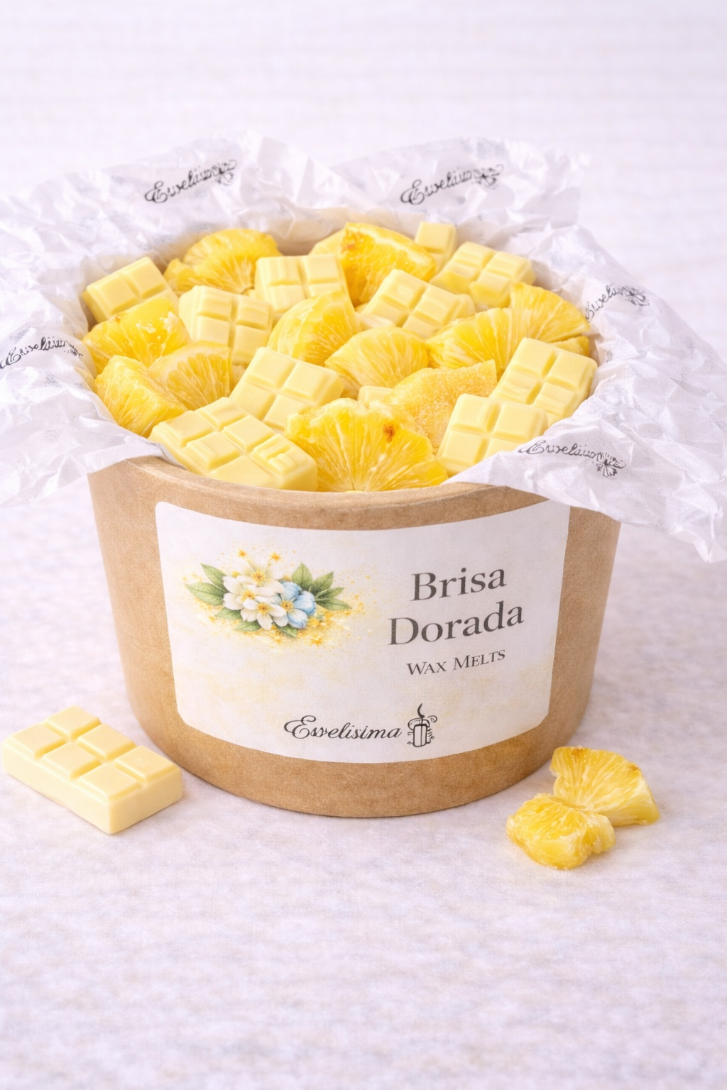 Wax melts cajita Brisa Dorada